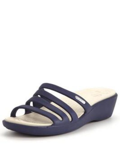 Crocs Rhonda Low Wedge Sandal Crocs Rhonda Low Wedge Sandal